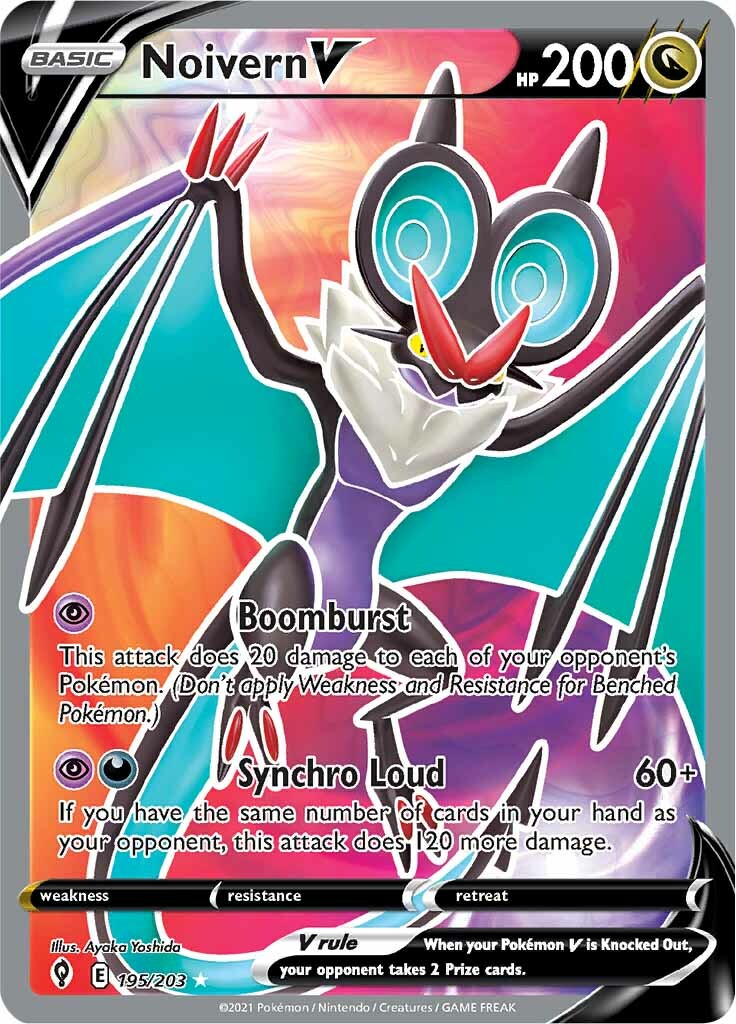 Noivern V (195/203) [Sword & Shield: Evolving Skies] | Eastridge Sports Cards & Games