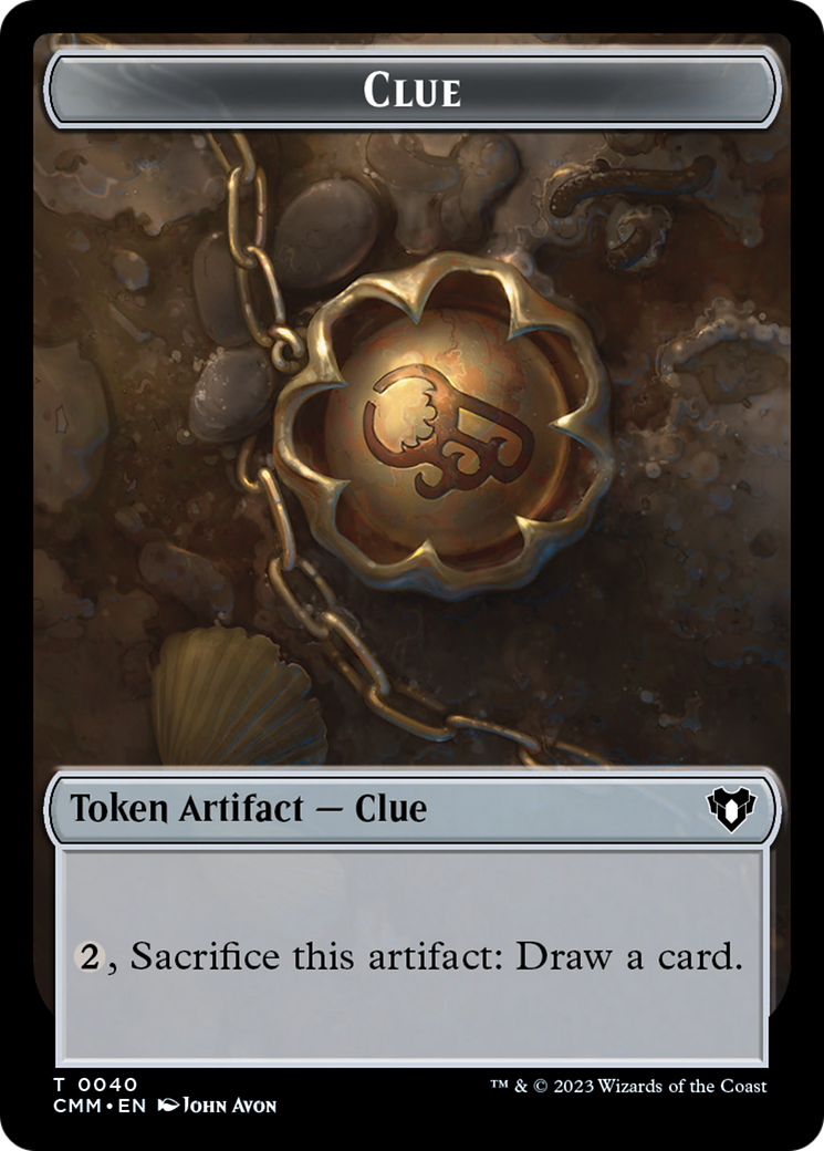 Clue // Construct (0041) Double-Sided Token [Commander Masters Tokens] | Eastridge Sports Cards & Games