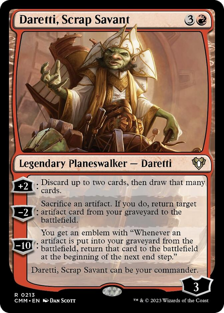 Daretti, Scrap Savant [Commander Masters] | Eastridge Sports Cards & Games