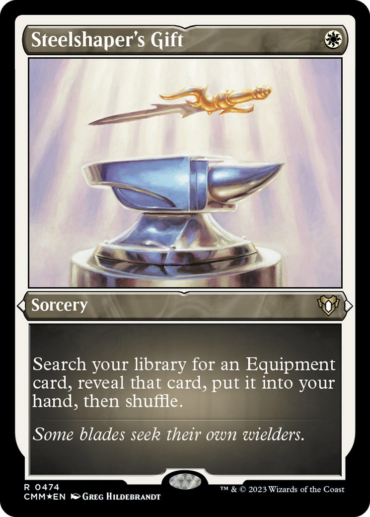 Steelshaper's Gift (Foil Etched) [Commander Masters] | Eastridge Sports Cards & Games