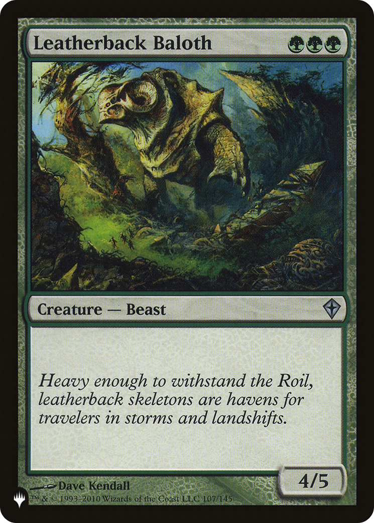 Leatherback Baloth [The List] | Eastridge Sports Cards & Games