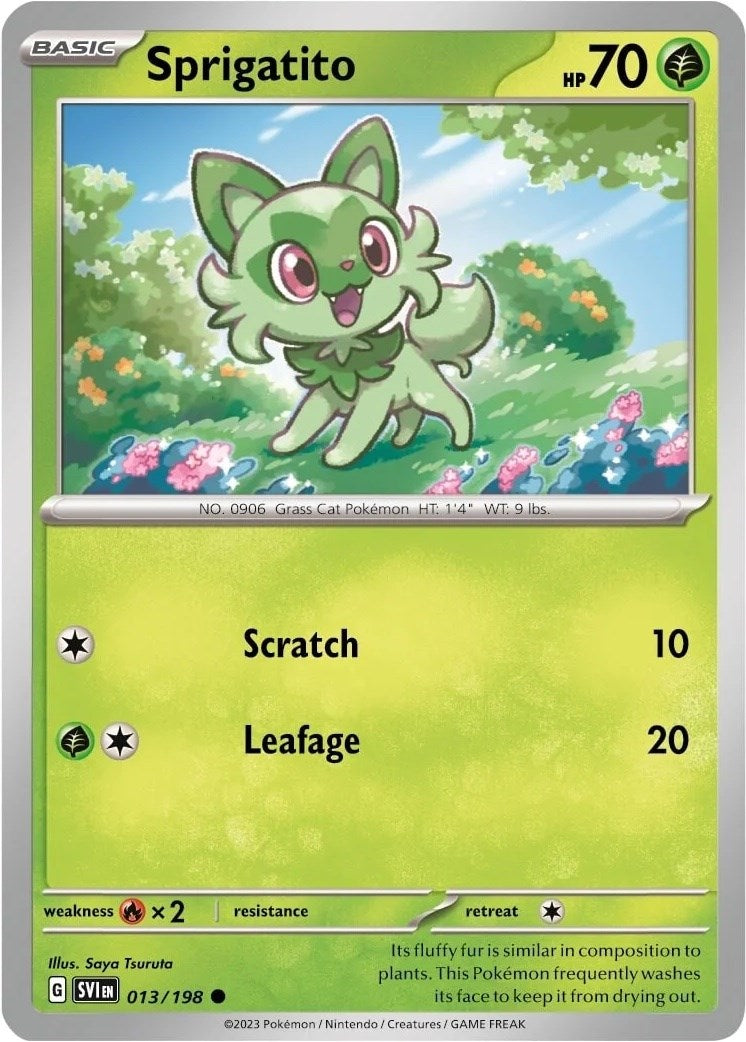 Sprigatito (013/198) (Paldea Collection) [Scarlet & Violet: Base Set] | Eastridge Sports Cards & Games