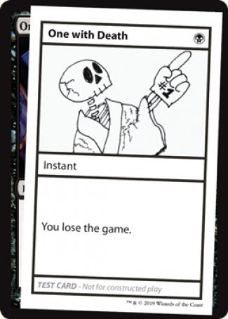 One with Death (2021 Edition) [Mystery Booster Playtest Cards] | Eastridge Sports Cards & Games