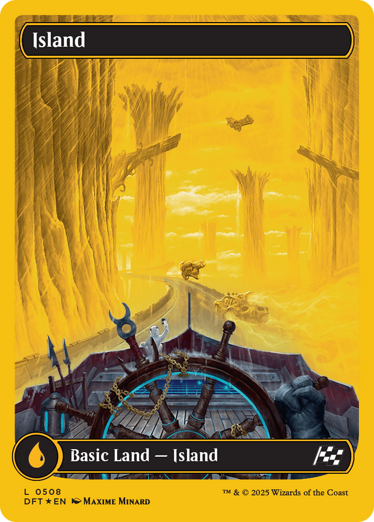 Island (0508) (First-Place Foil) [Aetherdrift] | Eastridge Sports Cards & Games