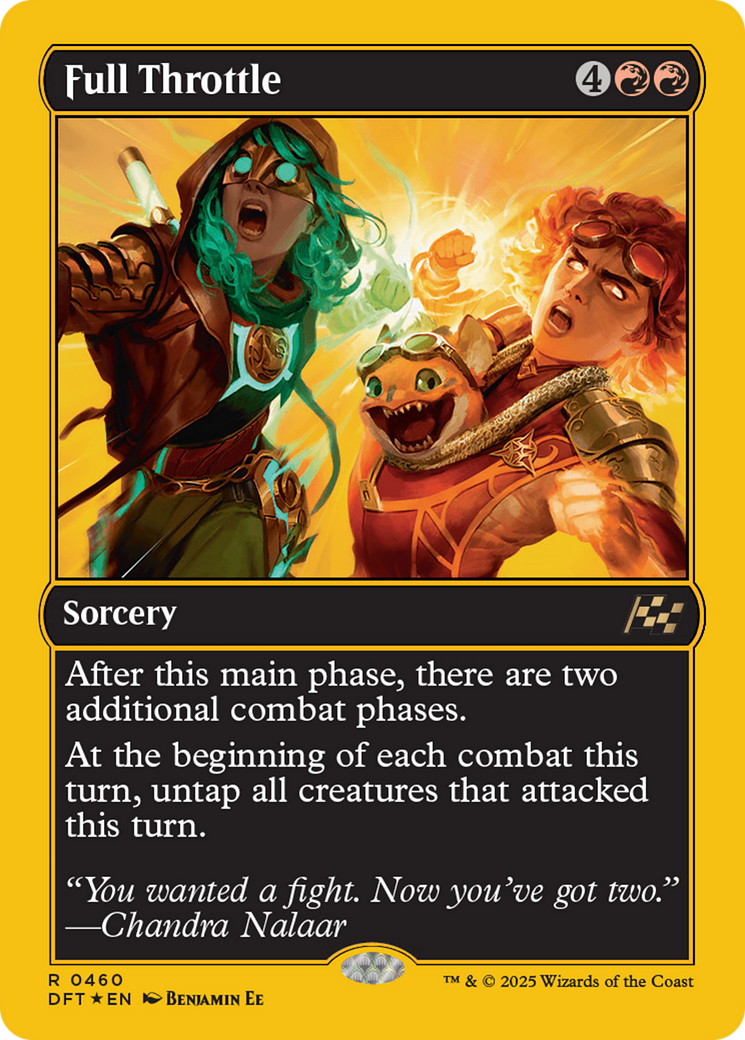 Full Throttle (First-Place Foil) [Aetherdrift] | Eastridge Sports Cards & Games