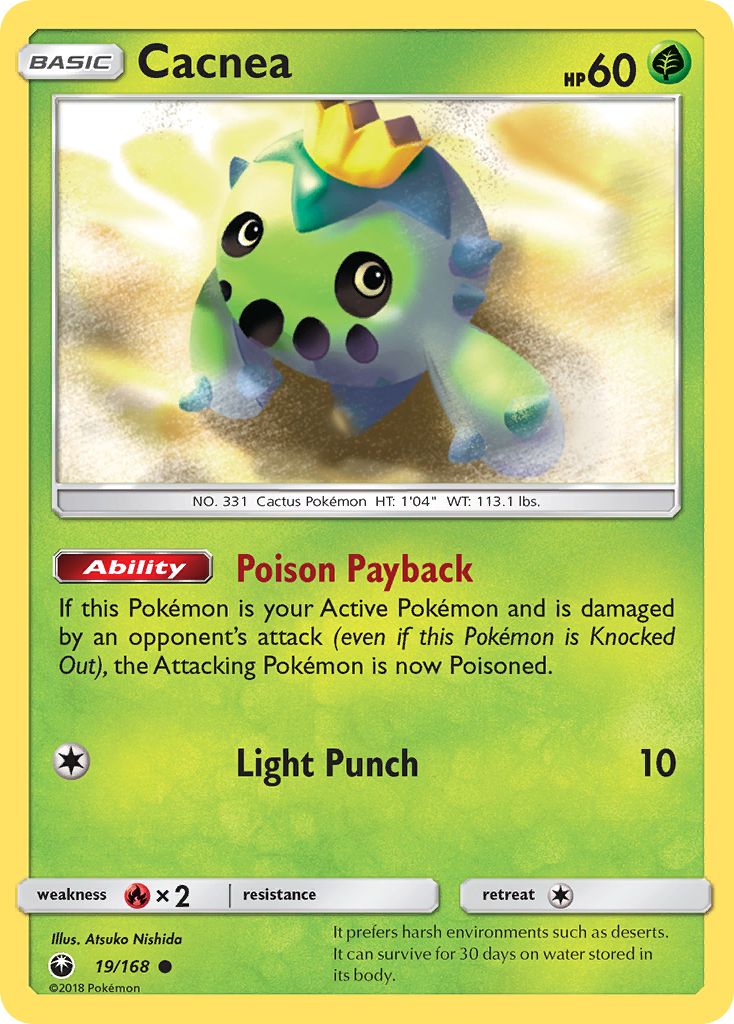 Cacnea (19/168) [Sun & Moon: Celestial Storm] | Eastridge Sports Cards & Games