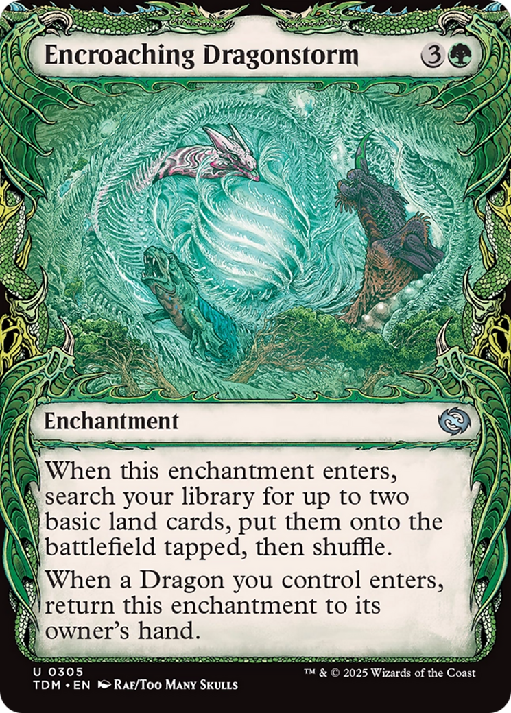 Encroaching Dragonstorm (Showcase) [Tarkir: Dragonstorm] | Eastridge Sports Cards & Games