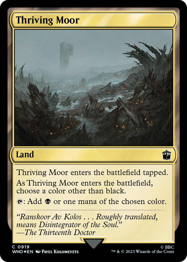 Thriving Moor (Surge Foil) [Doctor Who] | Eastridge Sports Cards & Games