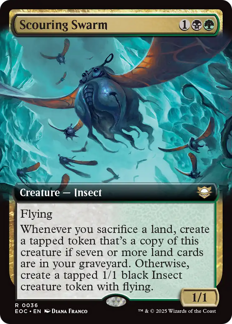 Scouring Swarm (Extended Art) [Edge of Eternities Commander] | Eastridge Sports Cards & Games