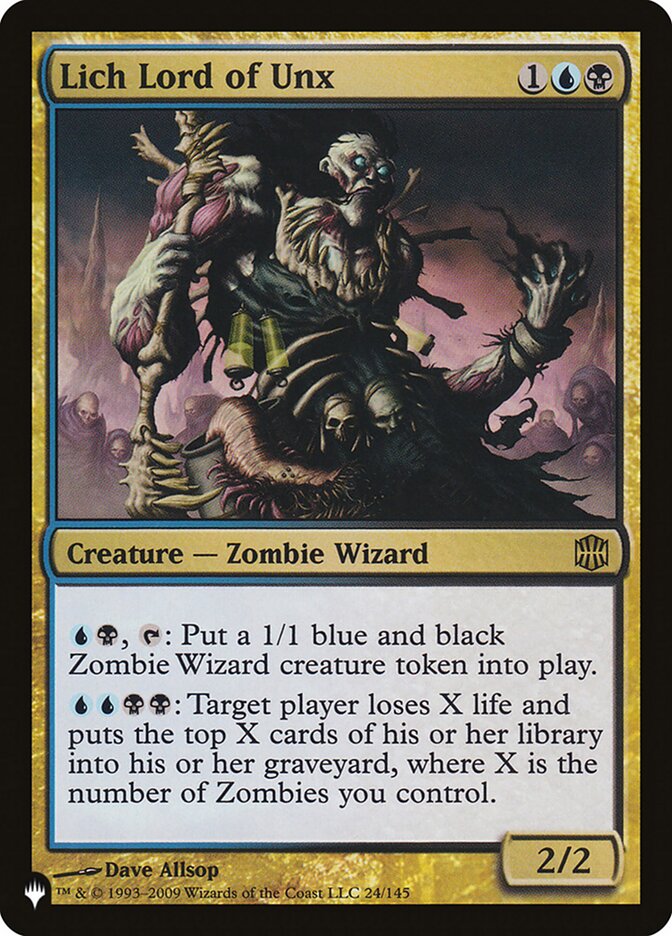 Lich Lord of Unx [The List] | Eastridge Sports Cards & Games