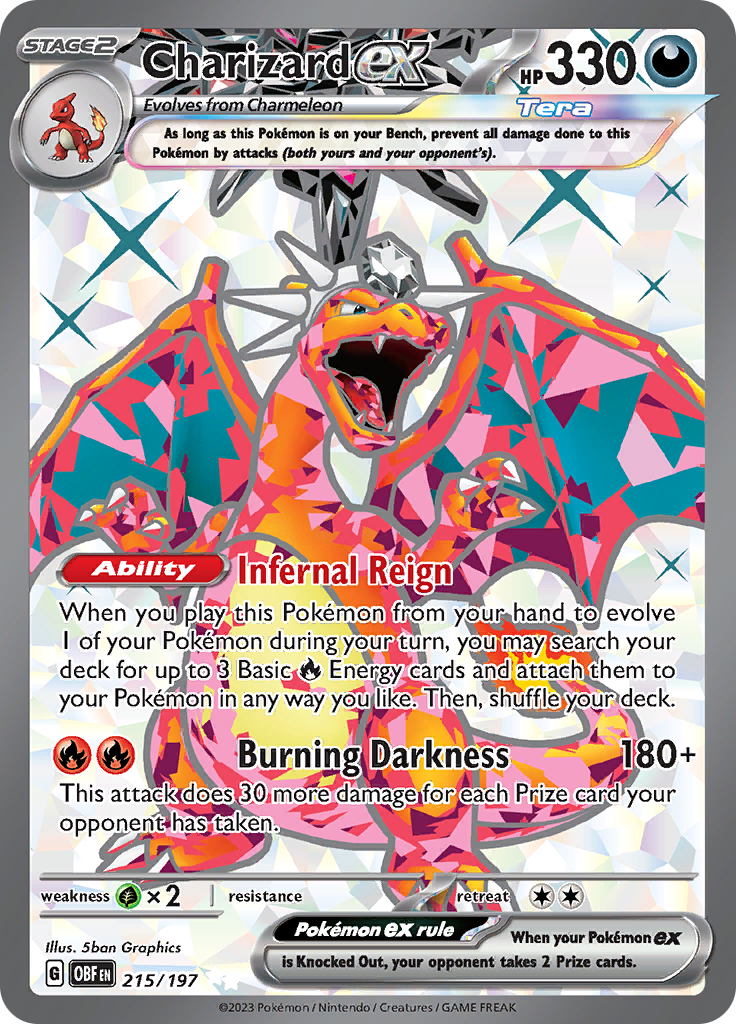 Charizard ex (215/197) [Scarlet & Violet: Obsidian Flames] | Eastridge Sports Cards & Games