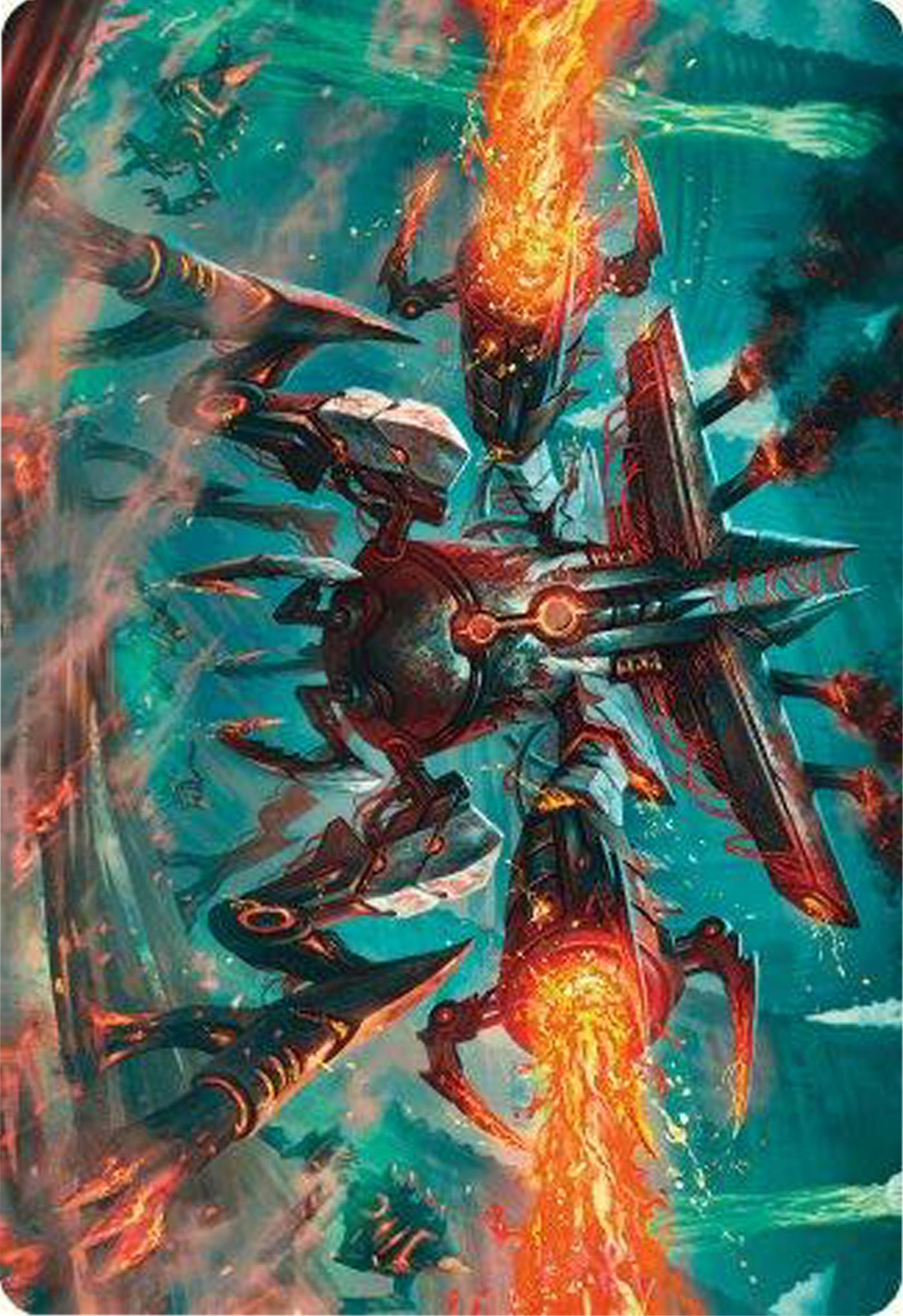 Exterminator Magmarch Art Card [Modern Horizons 3 Art Series] | Eastridge Sports Cards & Games