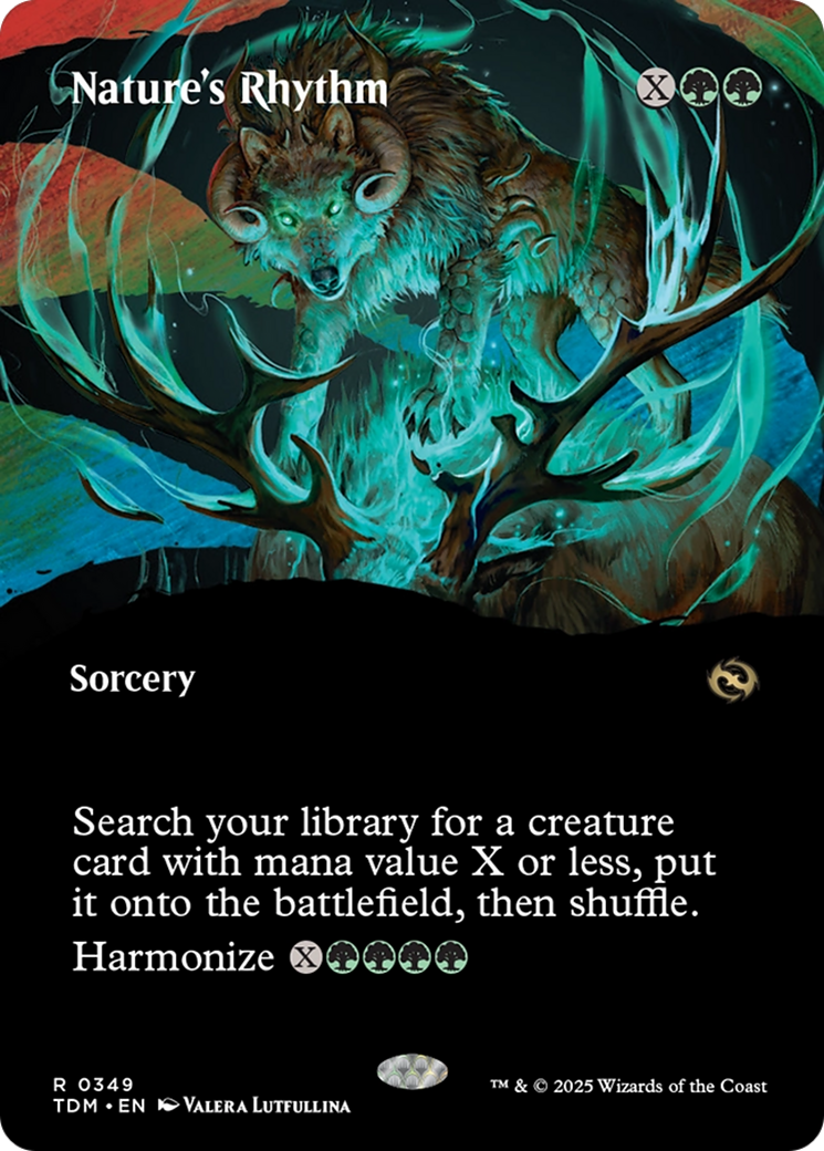 Nature's Rhythm (Borderless) [Tarkir: Dragonstorm] | Eastridge Sports Cards & Games