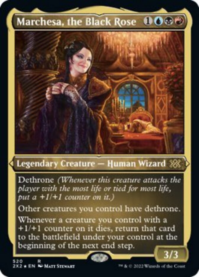 Marchesa, the Black Rose (Foil Etched) [Double Masters 2022] | Eastridge Sports Cards & Games