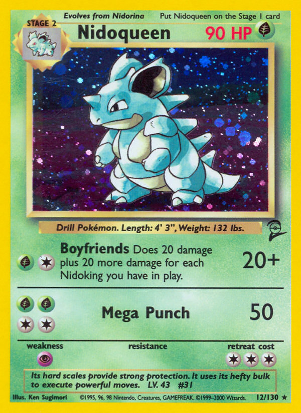 Nidoqueen (12/130) [Base Set 2] | Eastridge Sports Cards & Games
