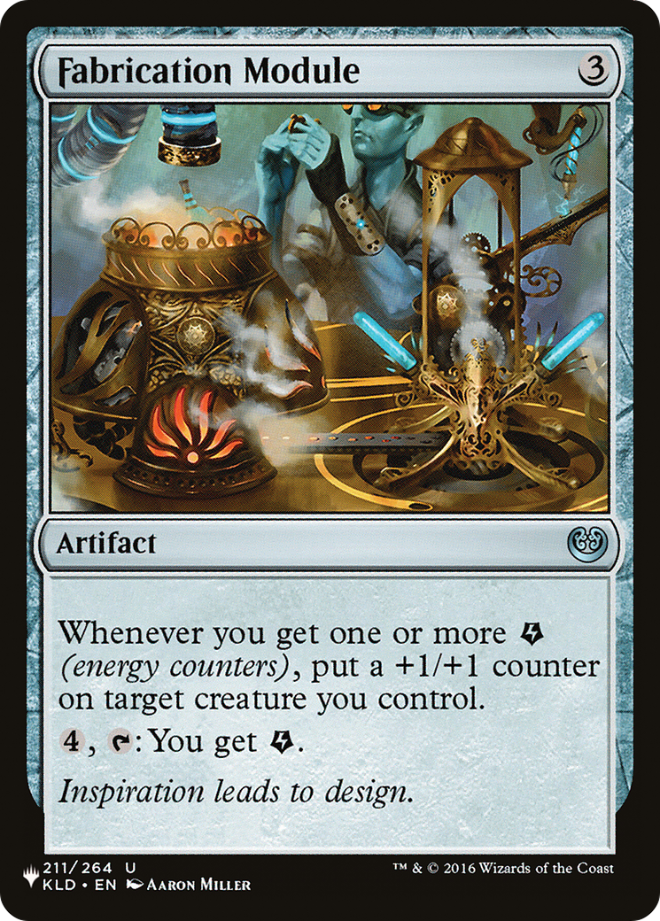 Fabrication Module [The List] | Eastridge Sports Cards & Games