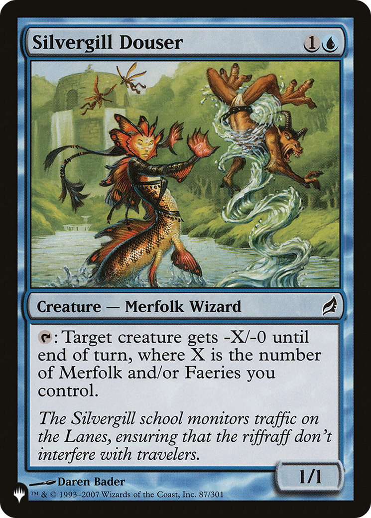 Silvergill Douser [The List] | Eastridge Sports Cards & Games