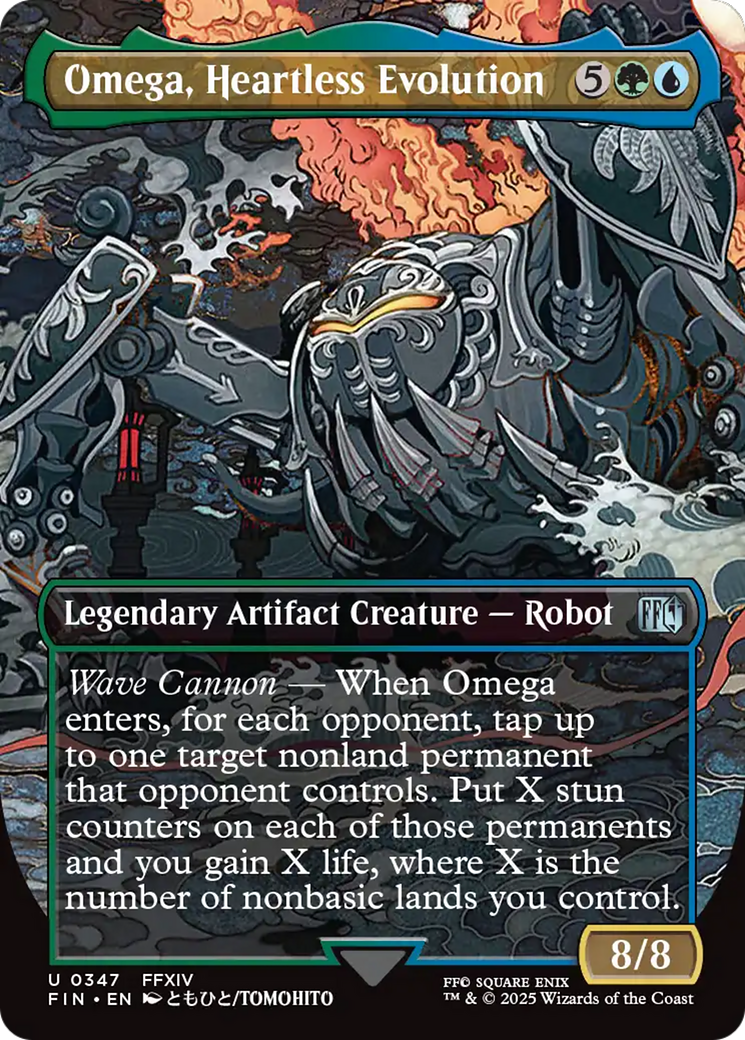 Omega, Heartless Evolution (Borderless) [FINAL FANTASY] | Eastridge Sports Cards & Games