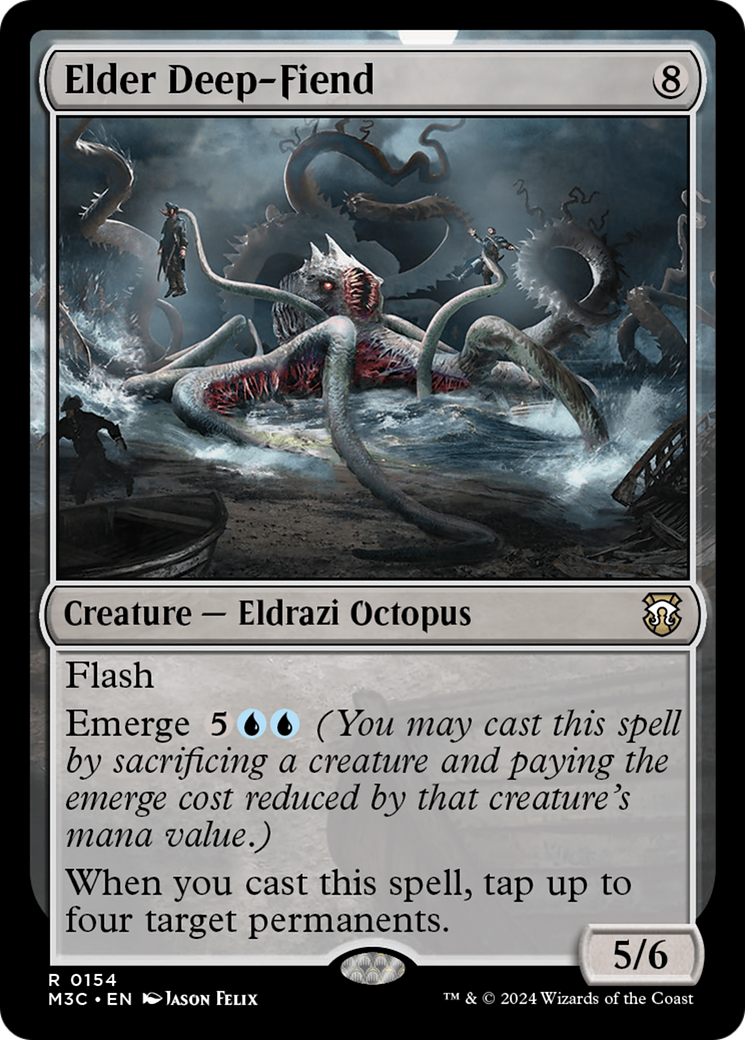 Elder Deep-Fiend (Ripple Foil) [Modern Horizons 3 Commander] | Eastridge Sports Cards & Games