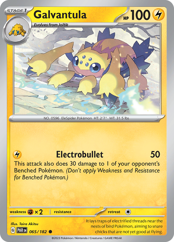 Galvantula (065/182) [Scarlet & Violet: Paradox Rift] | Eastridge Sports Cards & Games