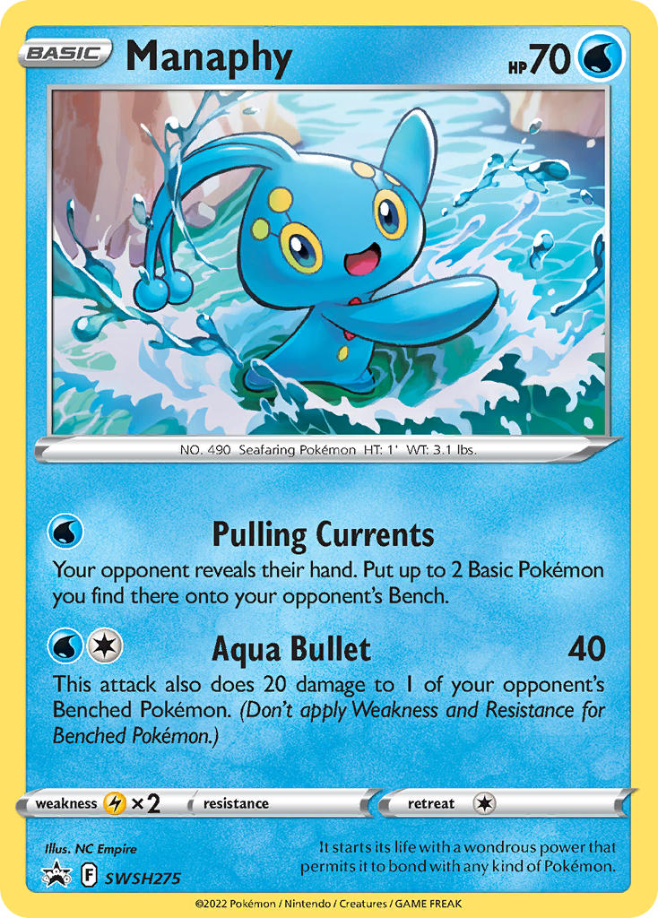 Manaphy (SWSH275) [Sword & Shield: Black Star Promos] | Eastridge Sports Cards & Games