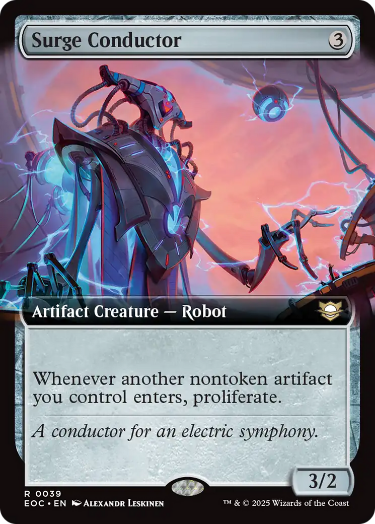 Surge Conductor (Extended Art) [Edge of Eternities Commander] | Eastridge Sports Cards & Games