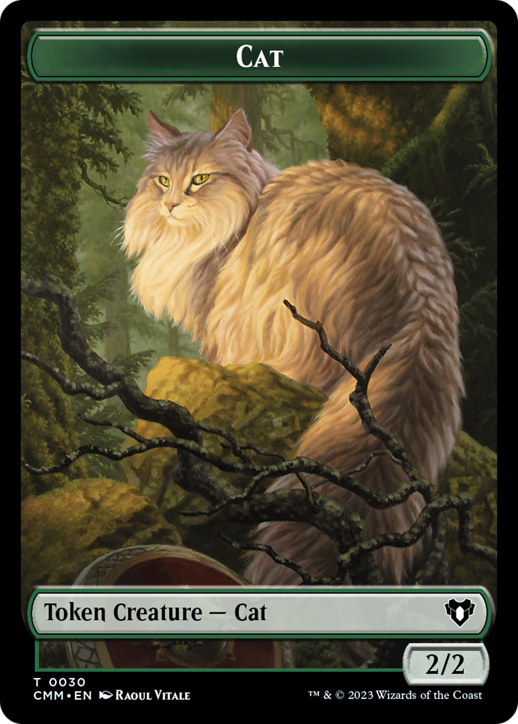 Cat Token (30) [Commander Masters Tokens] | Eastridge Sports Cards & Games