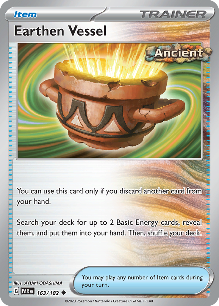 Earthen Vessel (163/182) [Scarlet & Violet: Paradox Rift] | Eastridge Sports Cards & Games