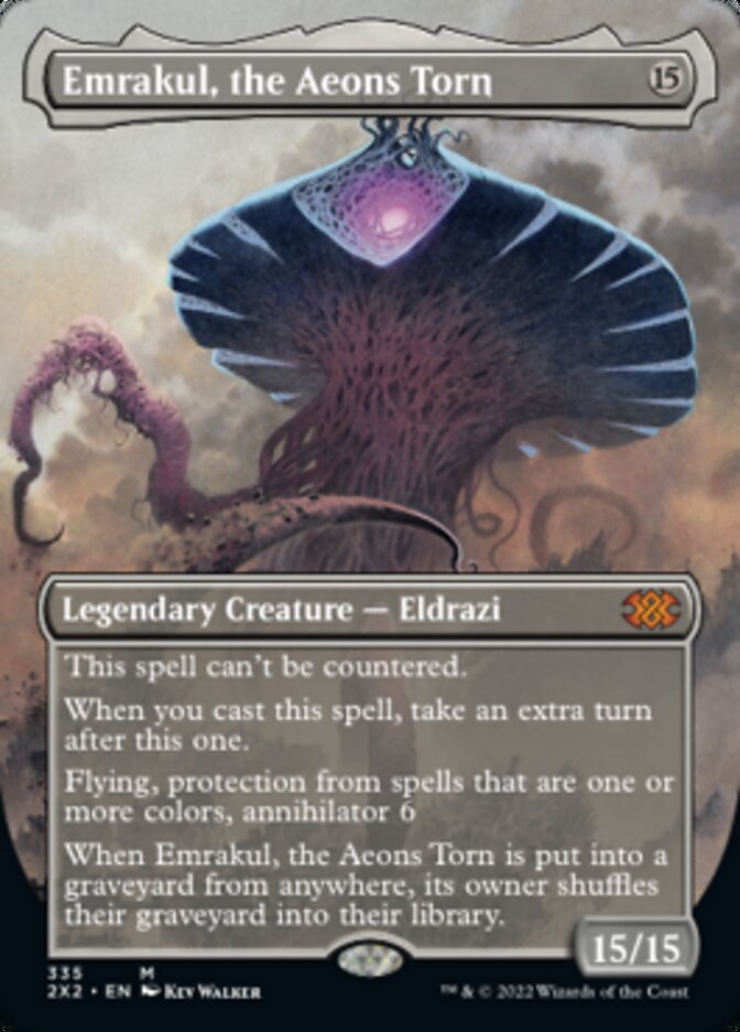 Emrakul, the Aeons Torn (Borderless Alternate Art) [Double Masters 2022] | Eastridge Sports Cards & Games