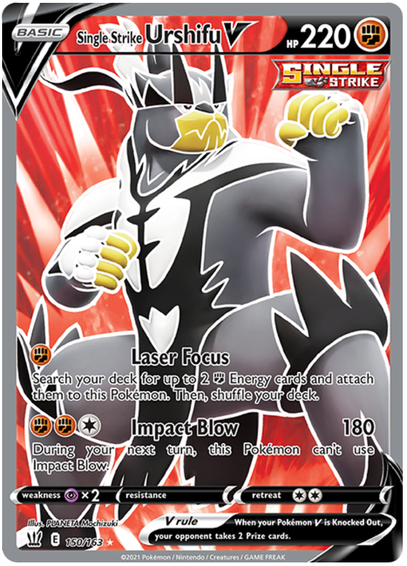 Single Strike Urshifu V (150/163) [Sword & Shield: Battle Styles] | Eastridge Sports Cards & Games