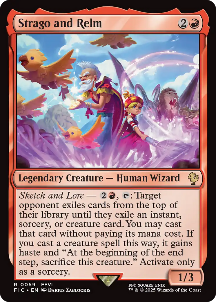 Strago and Relm [FINAL FANTASY Commander] | Eastridge Sports Cards & Games