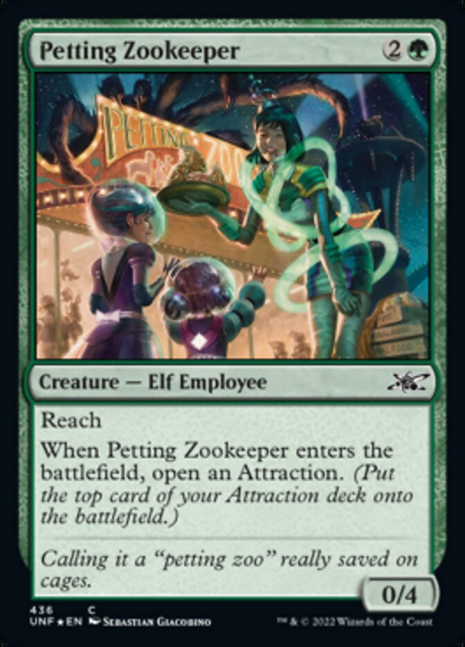 Petting Zookeeper (Galaxy Foil) [Unfinity] | Eastridge Sports Cards & Games