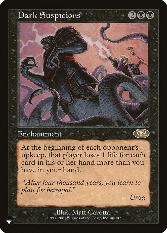 Dark Suspicions [The List] | Eastridge Sports Cards & Games