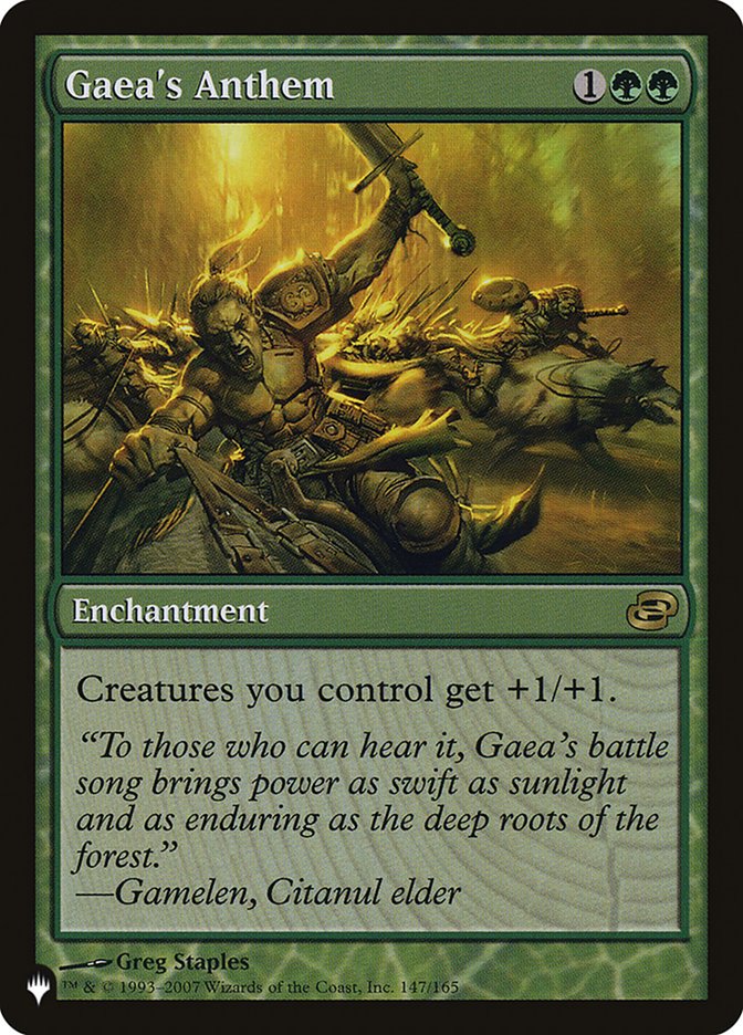 Gaea's Anthem [The List] | Eastridge Sports Cards & Games