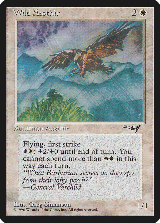 Wild Aesthir (Mountain Background) [Alliances] | Eastridge Sports Cards & Games