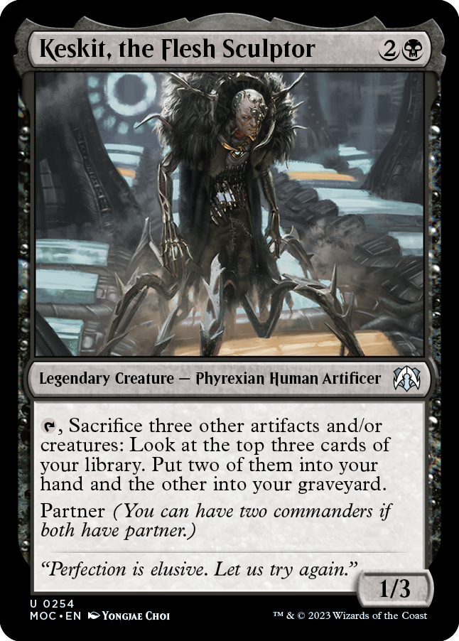 Keskit, the Flesh Sculptor [March of the Machine Commander] | Eastridge Sports Cards & Games