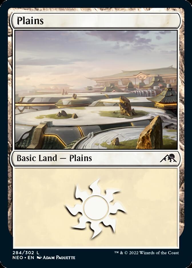 Plains (284) [Kamigawa: Neon Dynasty] | Eastridge Sports Cards & Games