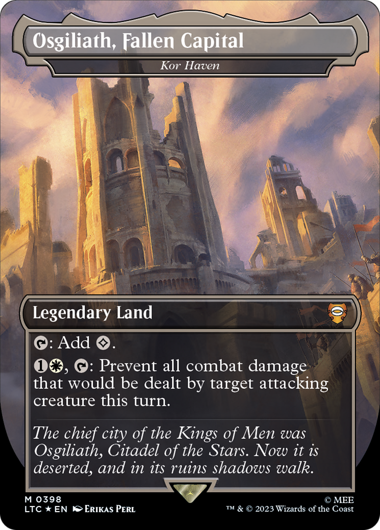 Osgiliath, Fallen Capital - Kor Haven (Surge Foil Realms and Relics) [The Lord of the Rings: Tales of Middle-Earth Commander] | Eastridge Sports Cards & Games