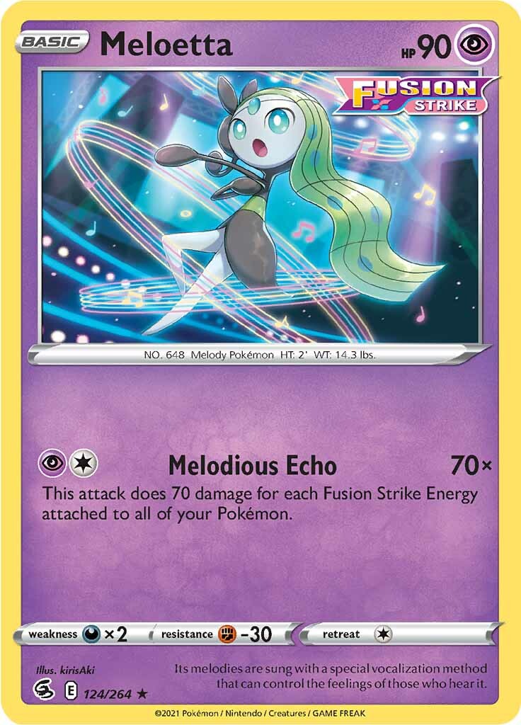 Meloetta (124/264) [Sword & Shield: Fusion Strike] | Eastridge Sports Cards & Games
