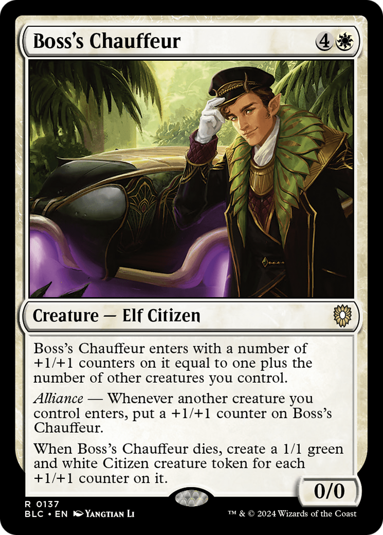 Boss's Chauffeur [Bloomburrow Commander] | Eastridge Sports Cards & Games