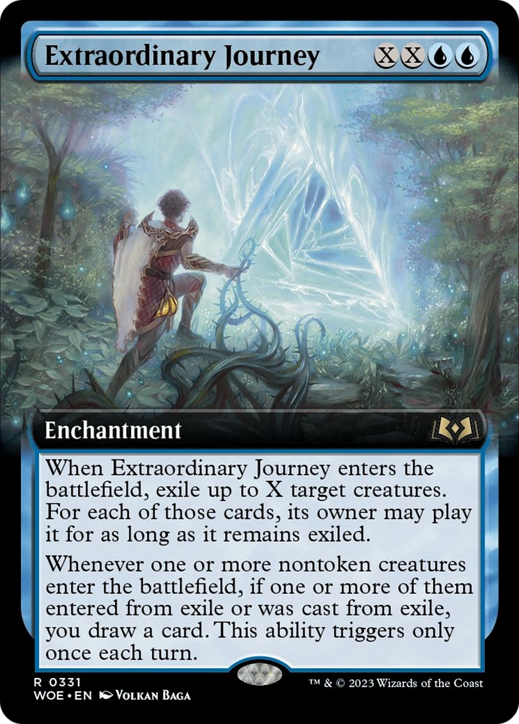 Extraordinary Journey (Extended Art) [Wilds of Eldraine] | Eastridge Sports Cards & Games
