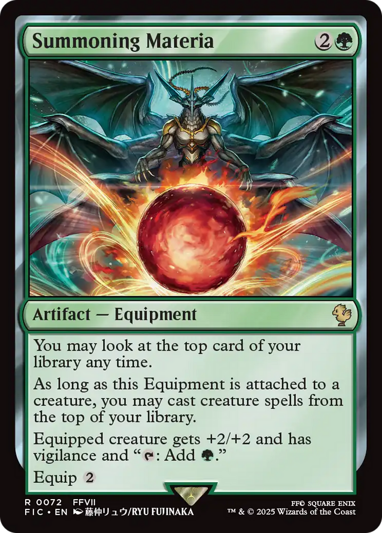 Summoning Materia [FINAL FANTASY Commander] | Eastridge Sports Cards & Games