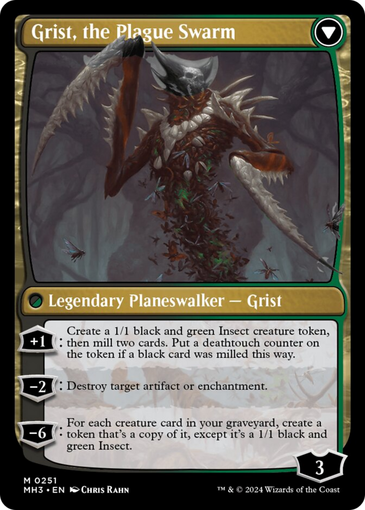 Grist, Voracious Larva // Grist, the Plague Swarm [Modern Horizons 3] | Eastridge Sports Cards & Games