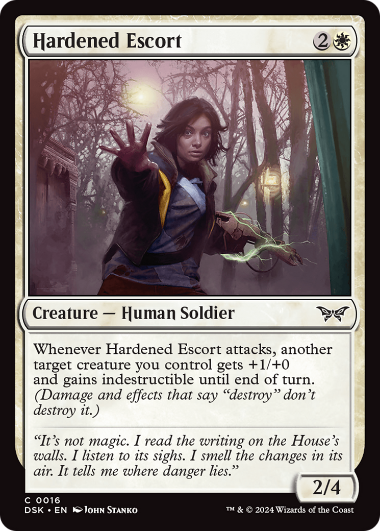 Hardened Escort [Duskmourn: House of Horror] | Eastridge Sports Cards & Games