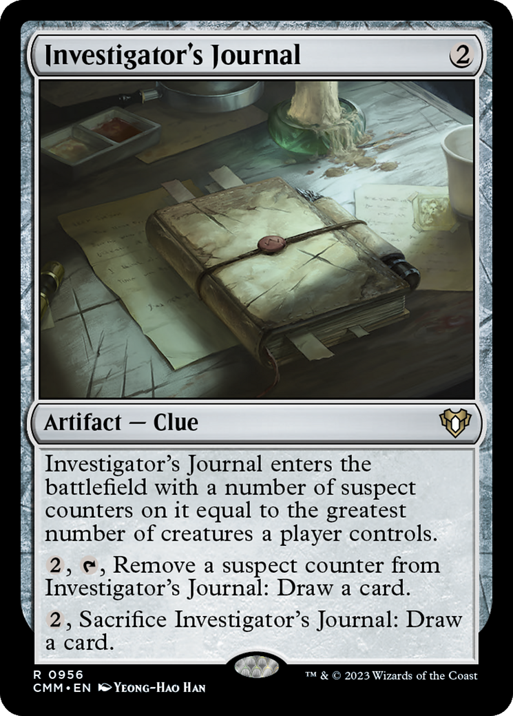 Investigator's Journal [Commander Masters] | Eastridge Sports Cards & Games