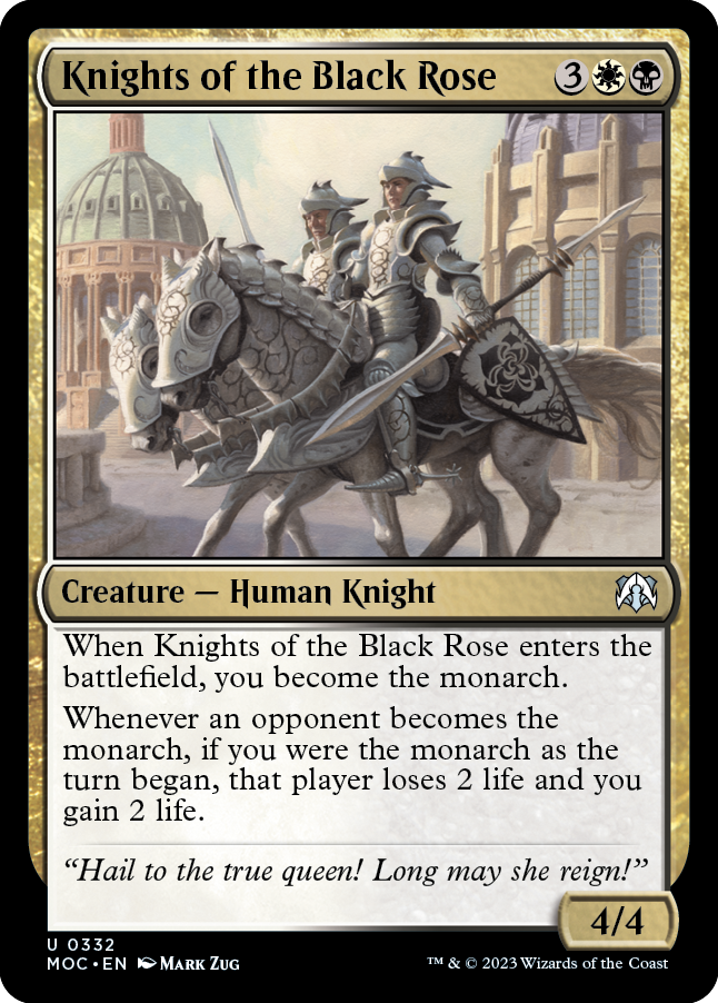 Knights of the Black Rose [March of the Machine Commander] | Eastridge Sports Cards & Games