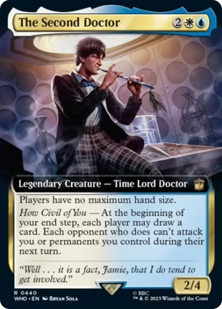 The Second Doctor (Extended Art) [Doctor Who] | Eastridge Sports Cards & Games