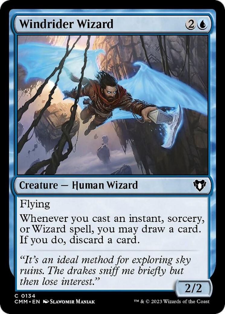 Windrider Wizard [Commander Masters] | Eastridge Sports Cards & Games