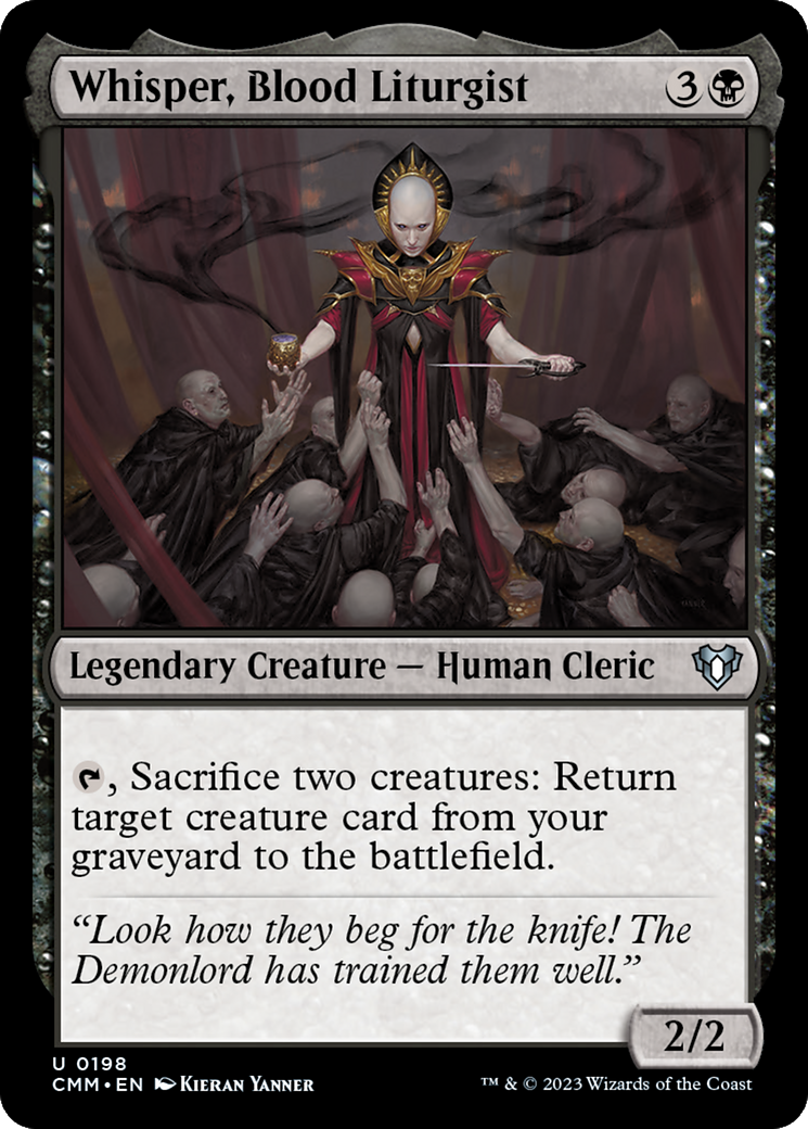 Whisper, Blood Liturgist [Commander Masters] | Eastridge Sports Cards & Games