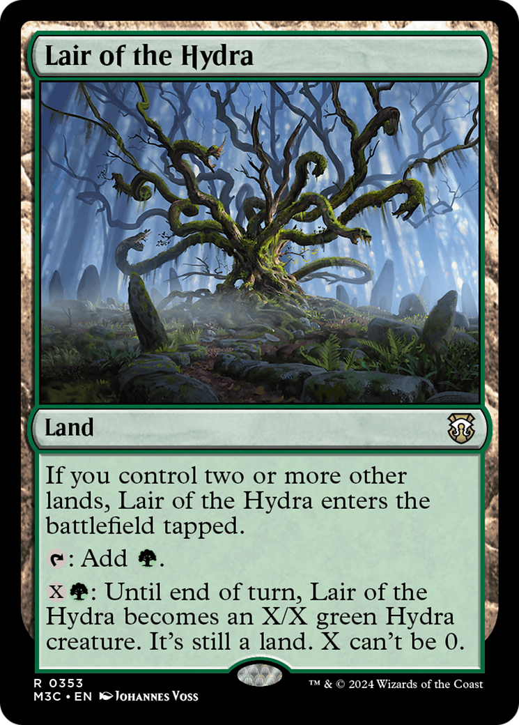 Lair of the Hydra (Ripple Foil) [Modern Horizons 3 Commander] | Eastridge Sports Cards & Games